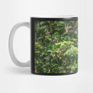 Seamless Jungle Plants Texture Patterns VI Mug